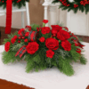 Red and Christmas Green Arrangements