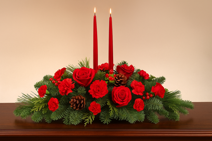 Affordable Christmas Flower Arrangements