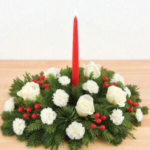 Let It Snow Christmas Centerpiece