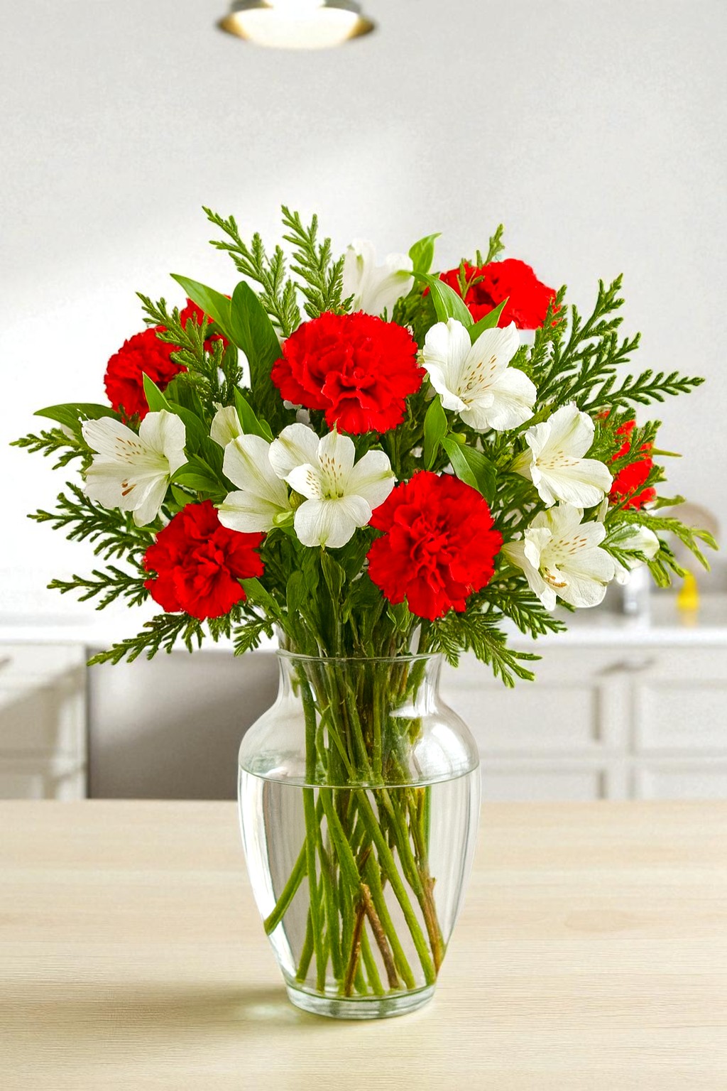 Monochrome Design Christmas Flower 