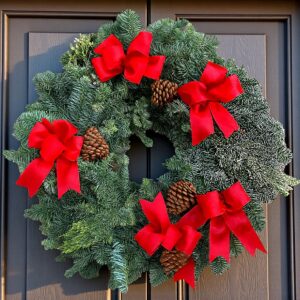 Mixed Winter Greenery Wreath