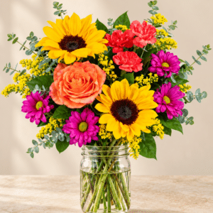 Elegant bouquet in a clear mason jar 1.png